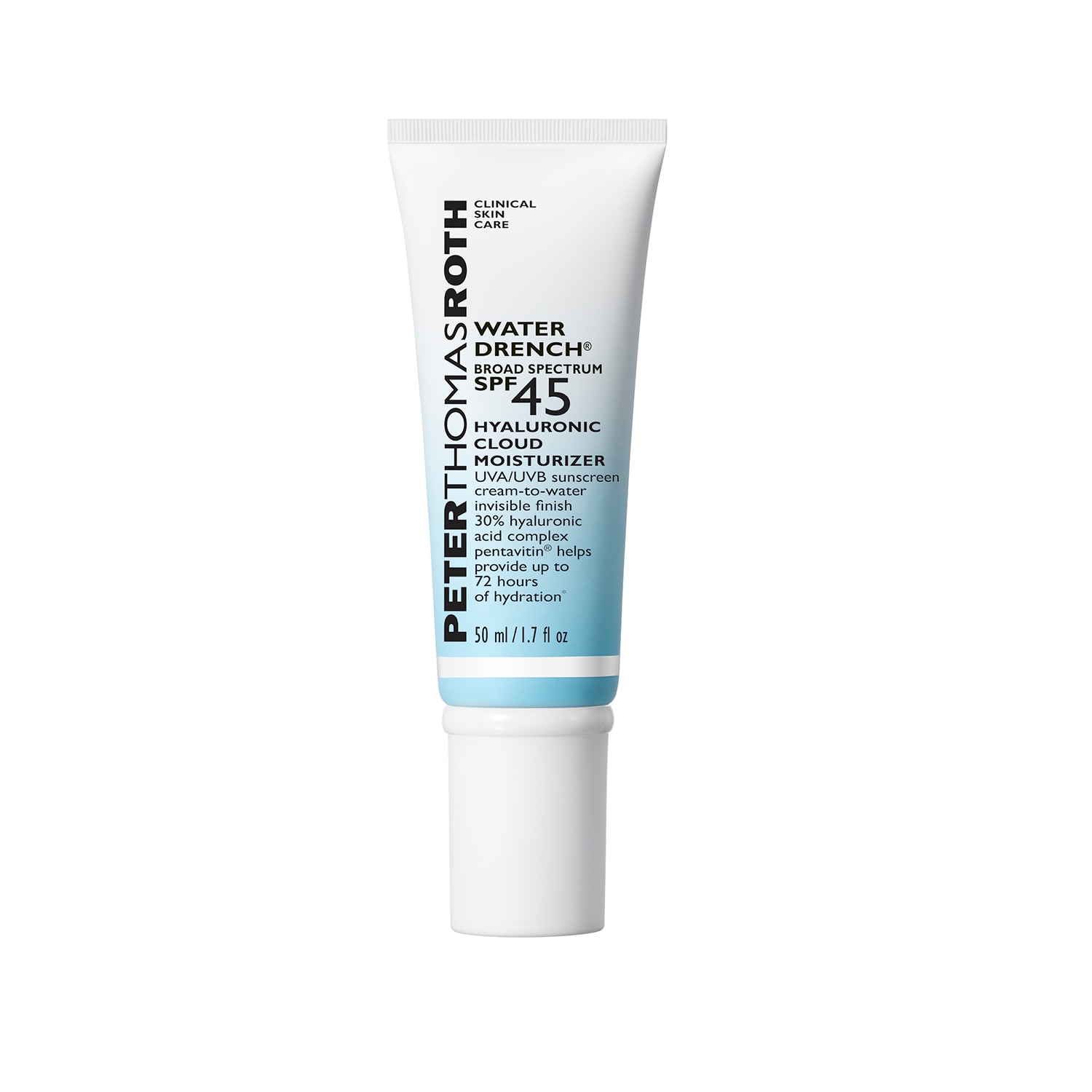 WATER DRENCH&reg; BROAD SPECTRUM SPF 45 HYALURONIC MOISTURIZER (CREMA HIDRATANTE)